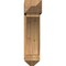 Ekena Millwork Thorton Arts and Crafts Rough Sawn Bracket w/ Offset Brace, Western Red Cedar, 8"W x 24"D x 32"H BKT0806X24X32THR03RWR - alternate 2